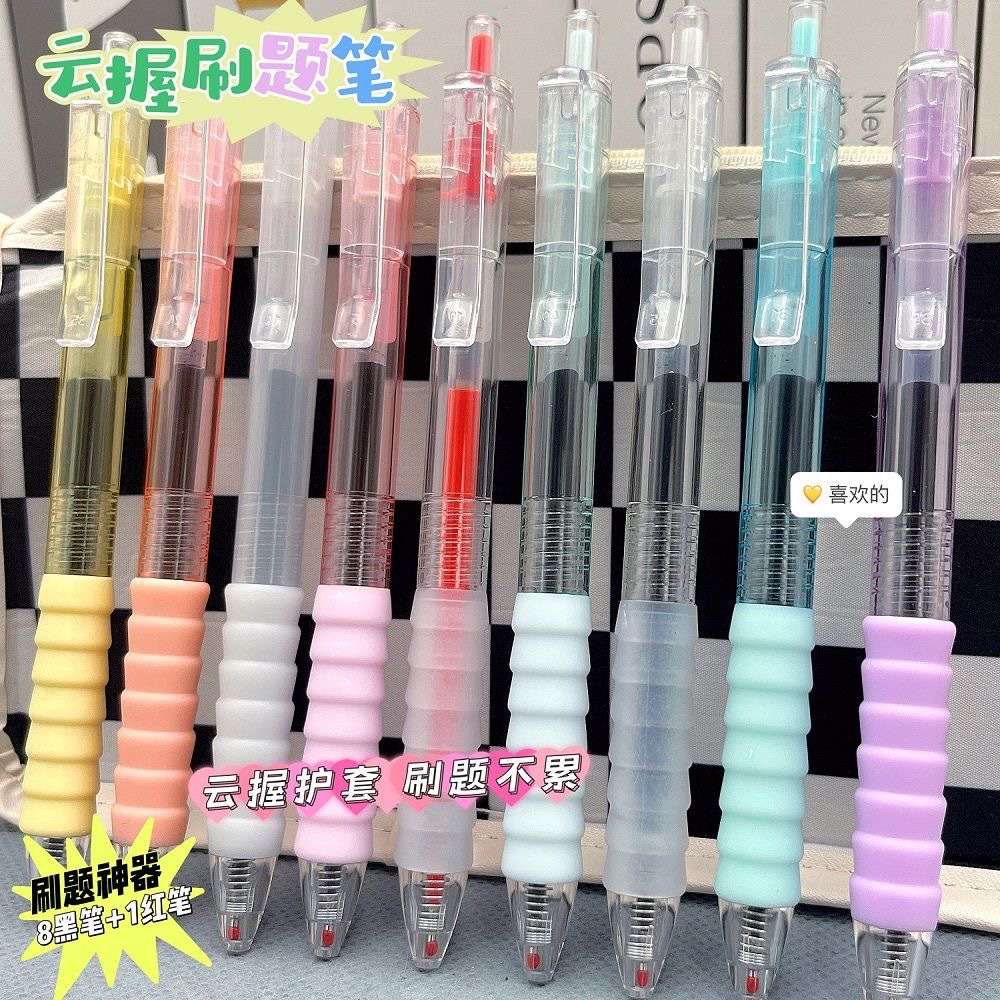 Cotton high quality quick dry black rollerball pen