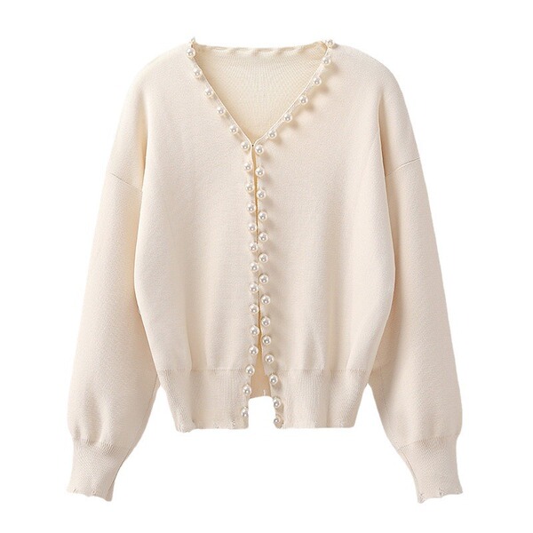 Autumn beads with a round collar pearl