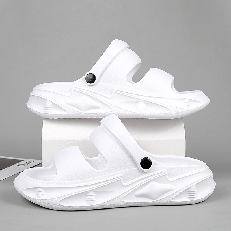 Sandals Men's 2025 Spring and Summer New Fashion Trendy Versatile Outdoor Parent-Child Couple Dual-Use Beach Sandals and Slippers