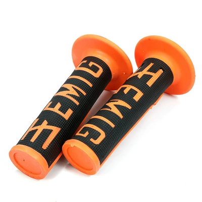 Motorcycle Accessories Handlebar Grips Modified Motorcycle Handle Cover - black-orange