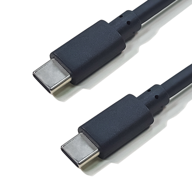 双Type-C数据线支持4K60Hz视频传输60W PD快充USB3.1高速数据传输