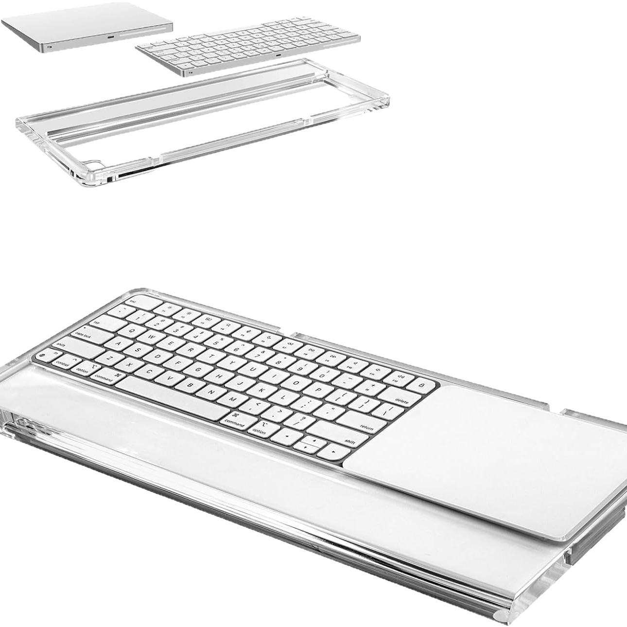 Apple第二代/第三代 Magic 键盘架 亚克力触控板支架Mac妙控板支