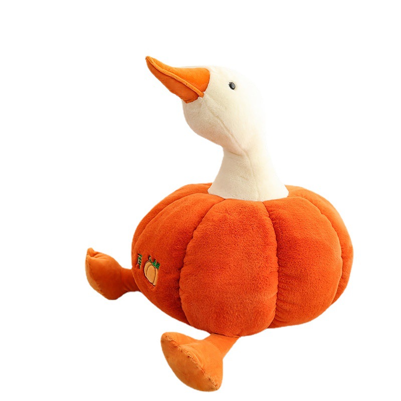 Internet celebridad Linda muñeca de calabaza nuevo estilo pato de peluche muñeca de juguete y almohada suave para La novia