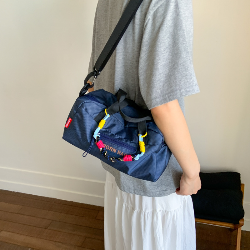 Japanese-Style Mountain Sports Crossbody Bag Simple Casual Unisex Portable Outdoor Lightweight Bowling Bag Waterproof Shoulder Bag Japanese-Style Mountain Sports Crossbody Bag Simple Casual Unisex Portable Outdoor Lightweight Bowling Bag Waterproof Shoulder Bag