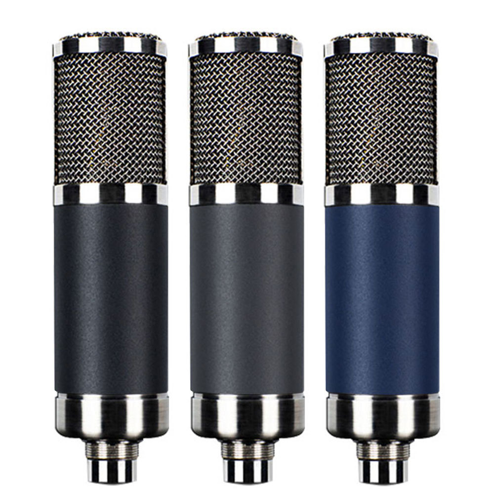 High-End Electroplated F11 Large Diaphragm Tuning Condenser Microphone Anchor Singing Professional Recording Microphone Live Broadcast Microphone