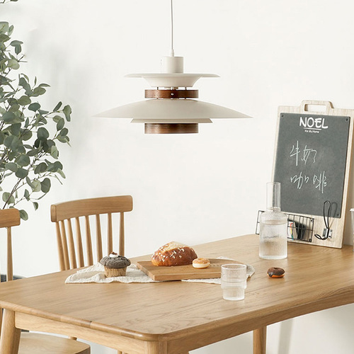 Track pendant light Walnut PH5 pendant light modern minimalist Nordic dining table dining room minimalist creative cream restaurant light