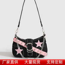 小众设计单肩腋下包女2025新款y2k甜酷辣妹高级感时尚手提法棍包
