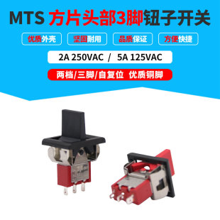Bilateral Self-Resetting Toggle Switch Alarm Switch 2-Speed 3-Pin with Handle Mts- 112 123 223