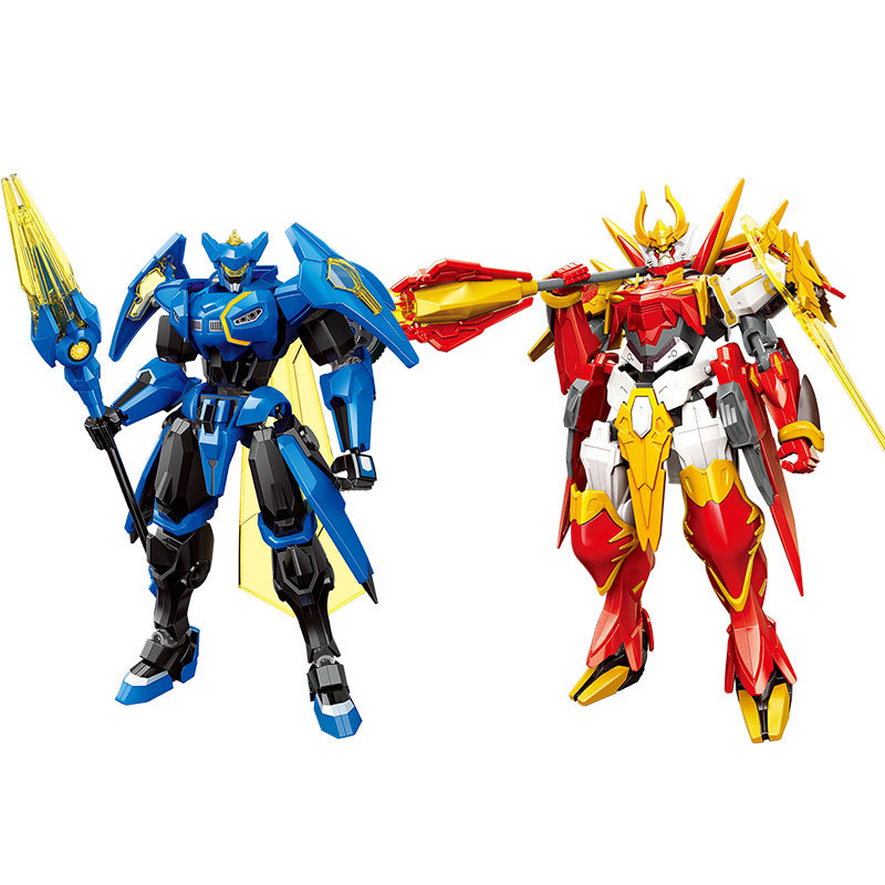 멋진 계몽주의 건물은 왕 시리즈의 영광을 차단합니다 78003-78006 붉은 불꽃 태양 우콩 갑옷 자오 윤 모지