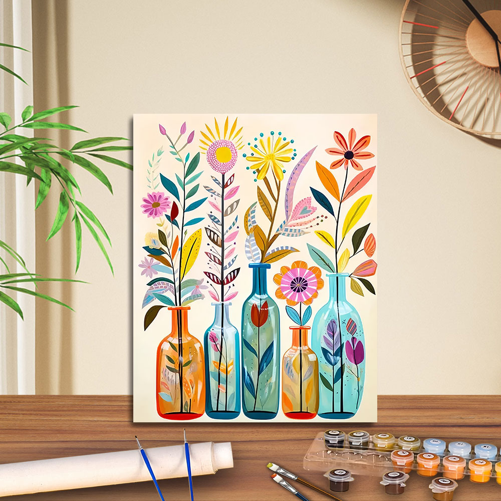 Transfronterizo jitdiy agente de pintura al óleo digital fabricantes al por mayor puestos de pintura al óleo artesanal pintura decorativa Amazon relleno de color