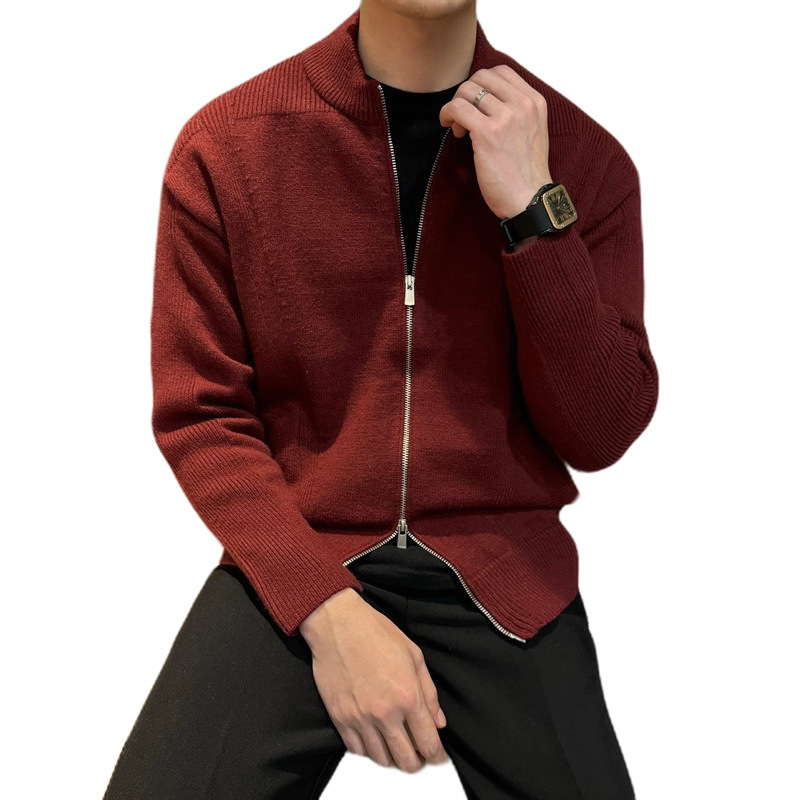 Explosiones transfronterizas de tamaño europeo suéter de punto chaqueta cardigán chaqueta caliente fábrica de negocios al por mayor