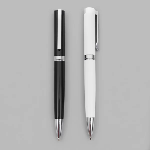 Manufacturer's Simple Black and White Ballpoint Pen, Gel Pen, Business Office Signature Pen