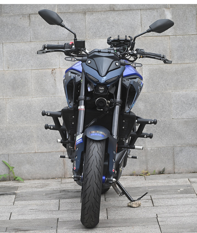 Suitable for Yamaha Mt03 Bumper Anti-Fall Bar Aluminum Alloy Spring Head Competitive Anti-Fall Guard Bar Body Protection Bar