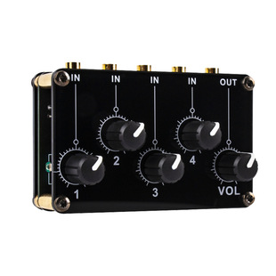 Hot Sale 4-way stereo line mixer portable passive mixer mixer mixer Controller Hub