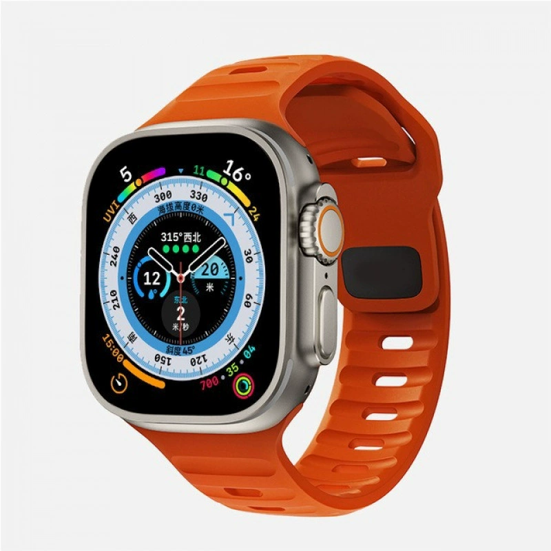 Apple, силиконовые спортивные часы, ремешок для часов