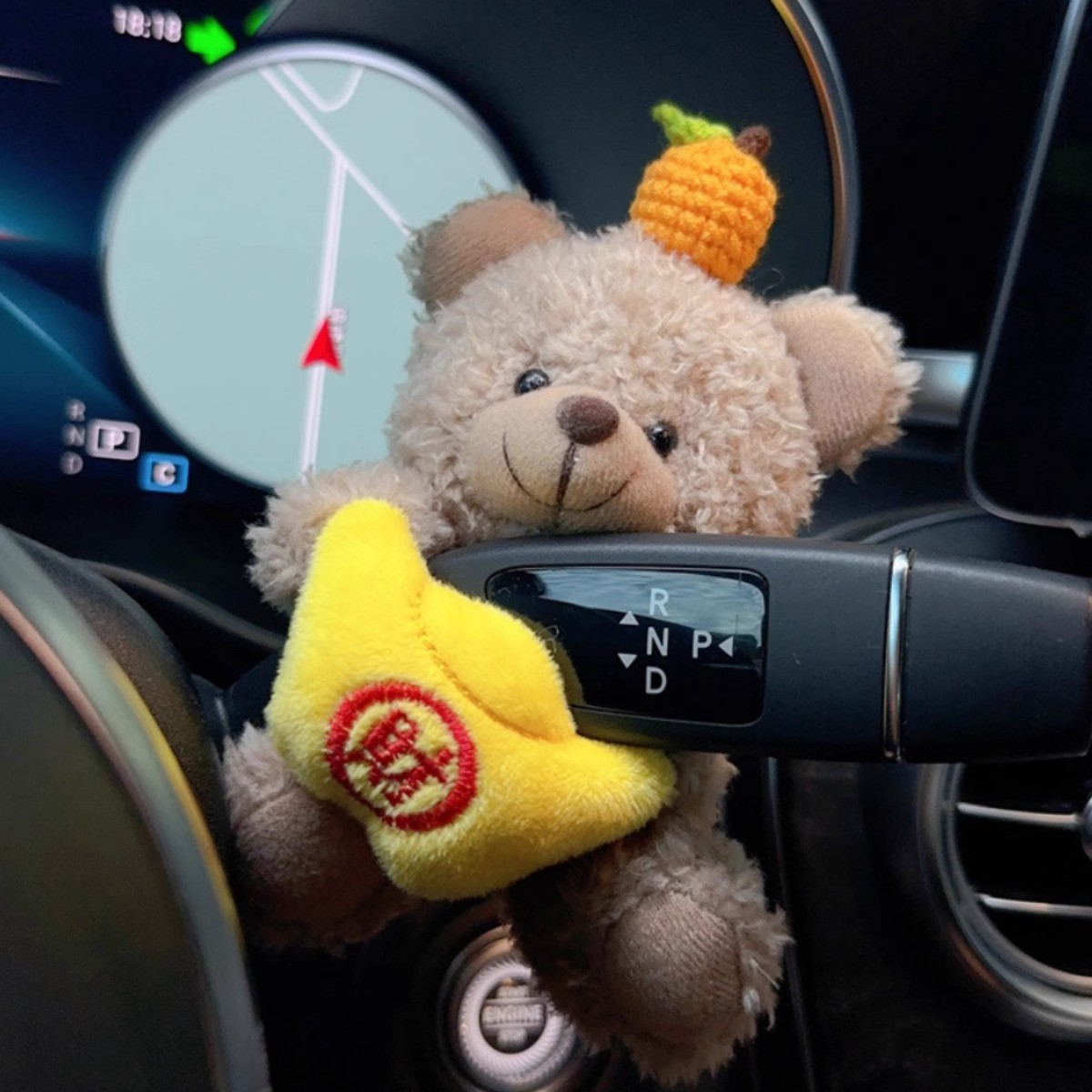 Car Fender Decorative Ornaments, Car Supplies, Cute Bear Dolls, Turn Signals, Wiper Pendants, Car Interior Accessories