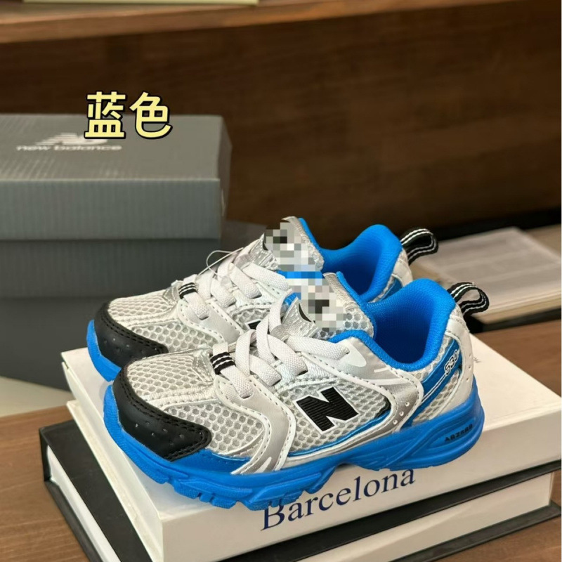High-quality children's shoes direct supply NB530 toddler shoes for babies and toddlers, soft-soled non-slip pre-walking shoes for boys and girls