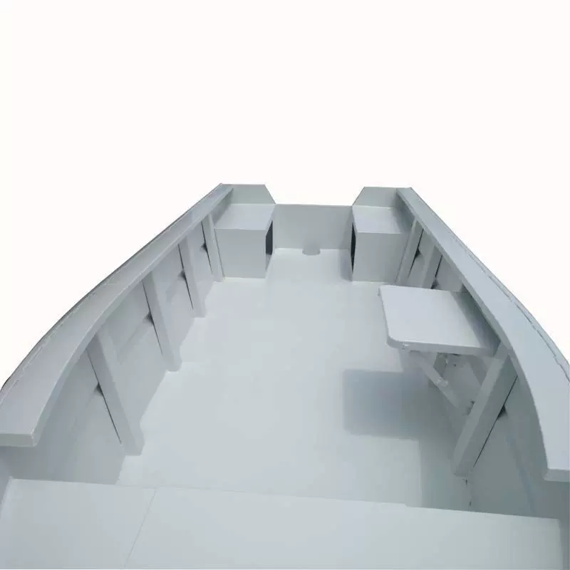 23款江王A468铝合金船钓鱼船水上运输户外野营娱乐多人全铝拖网船