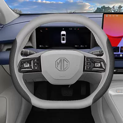 2026 Mg4X Steering Wheel Steering wheel cover - whiteblack-set-type-ultra-thin-model