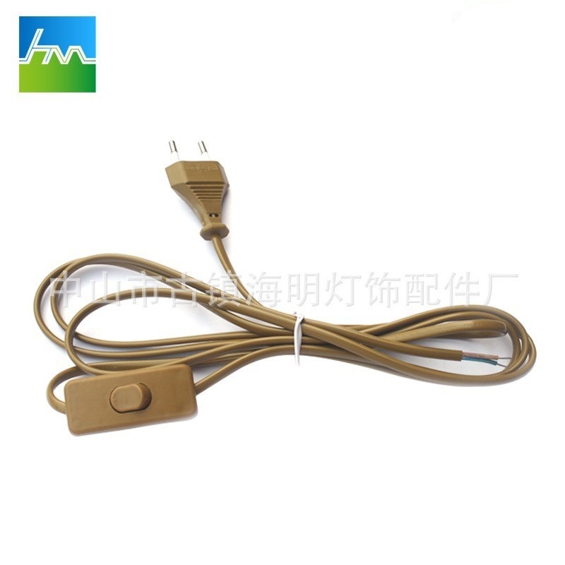 厂家供应 8S303台灯开关线电源线 翘板开关线 圆插头线 开关线