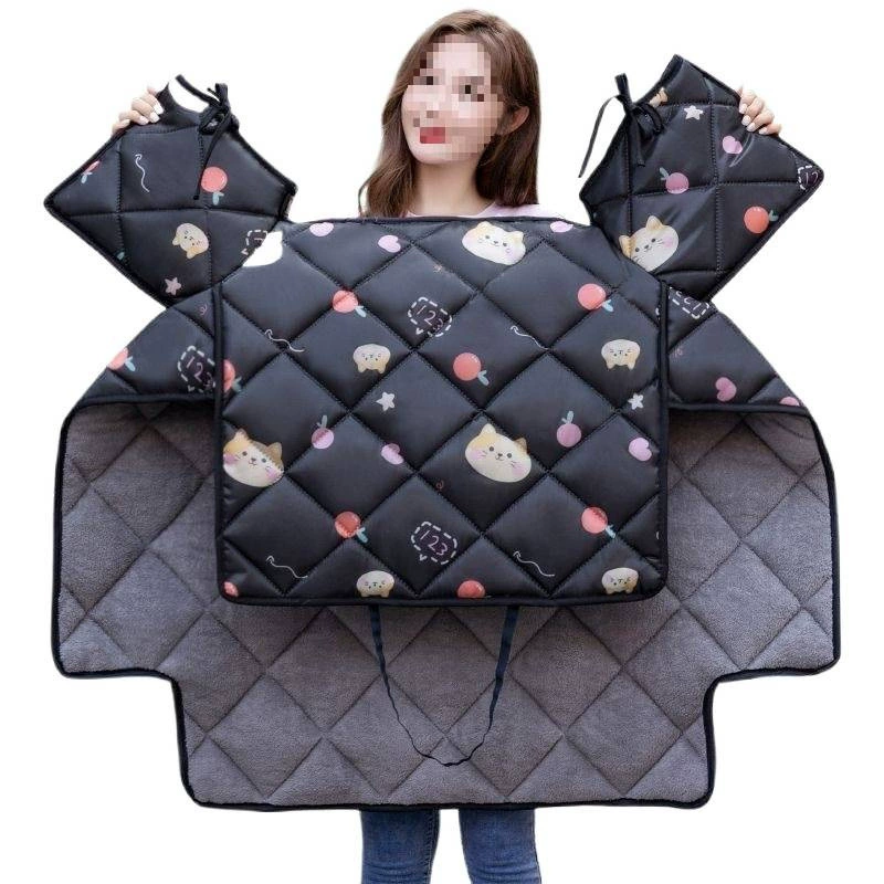 Windproof winter waterproof cold-proof fleece keep warm electric car, increased thickness