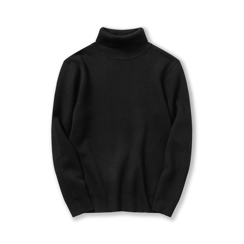 2025秋冬新作 ハイネックセーター メンズ 韓国風 ニットセーター インナー ベースレイヤー 裏起毛 厚手 長袖