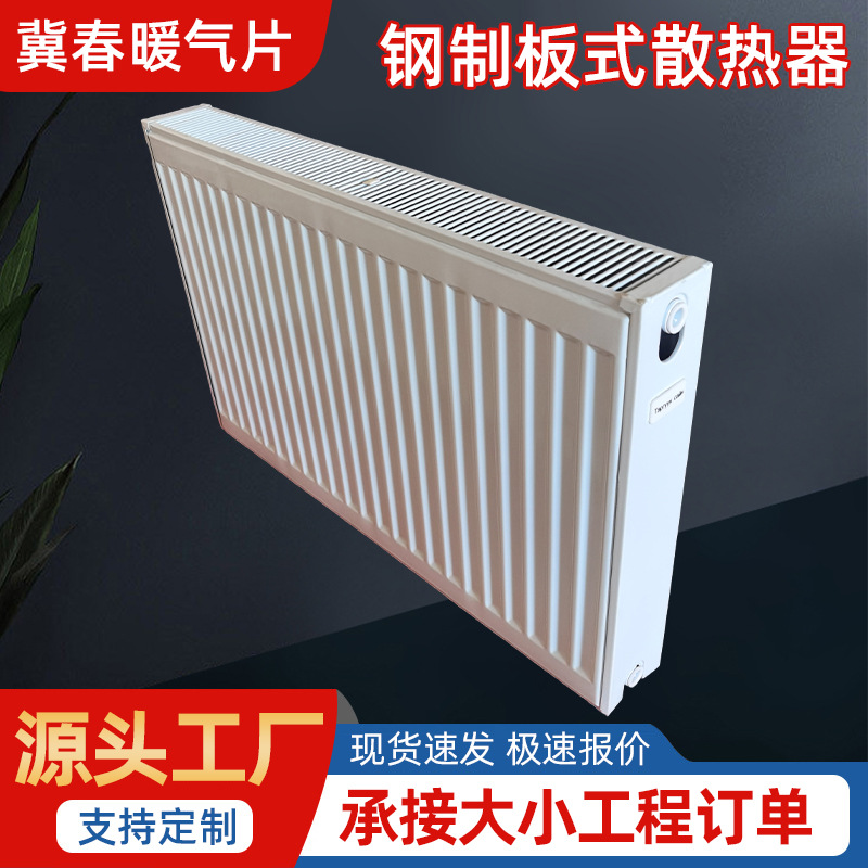立式钢制板式暖气片批发新款家用水暖壁挂式天然气散热器明装加厚