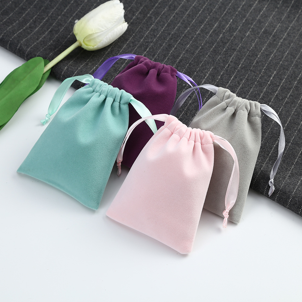 7g Weight Jewelry Packaging Bags Classification 1 Piece Quantity Daily Occasion Solid Color Pattern Simple Style Style 1 Piece Cloth Simple Style Daily Solid Color Jewelry Packaging Bags 2