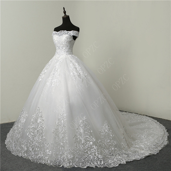 Main wedding dress 2025 new pure white large-size European and…