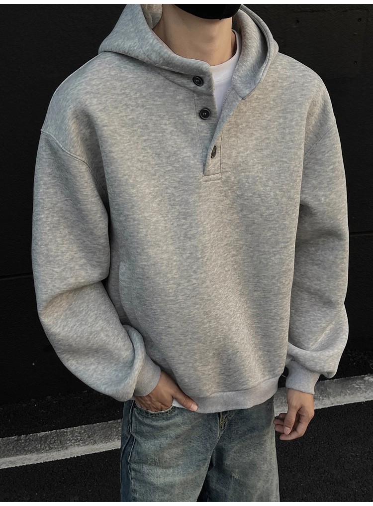 Schwerer Kapuzenpullover für Damen und Herren, Modell 2025: Neu, dick, langärmelig, locker, lässig, für Paare_voghion.com