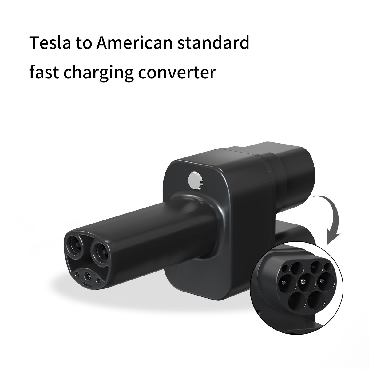 跨境专供CCS2欧标转NACS特斯拉新能源充电桩转换头充电转换器汽车