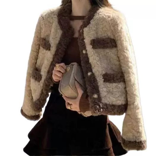 Jacket, Chanel style, oversize