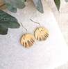 Retro asymmetrical earrings, accessory, European style