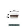 (Stone gradient brown) 3.5 -inch square dipping disc