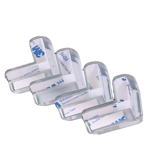 Manufacturer Wholesale Children's L-shaped Anti-Collision Corner Transparent Safety Protection Corner Baby Glass Coffee Table Corner Anti-Collision Corner Guard