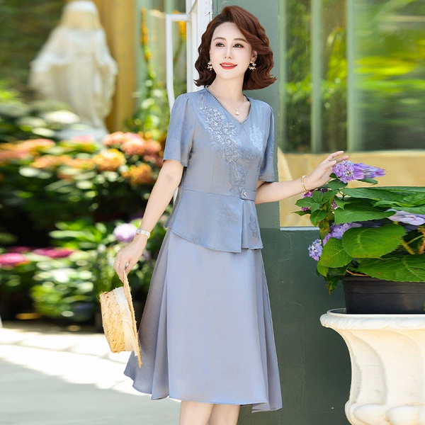 Blue dress