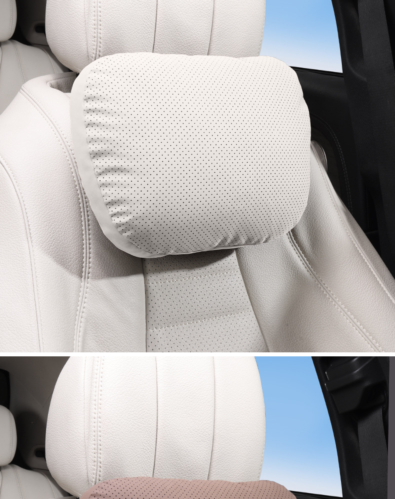 Protein Silicone Car Headrest Suitable for Mercedes-Maybach S-Class, Bmw, Tesla, Neck Support Pillow, Lumbar Cushion for Car Use
