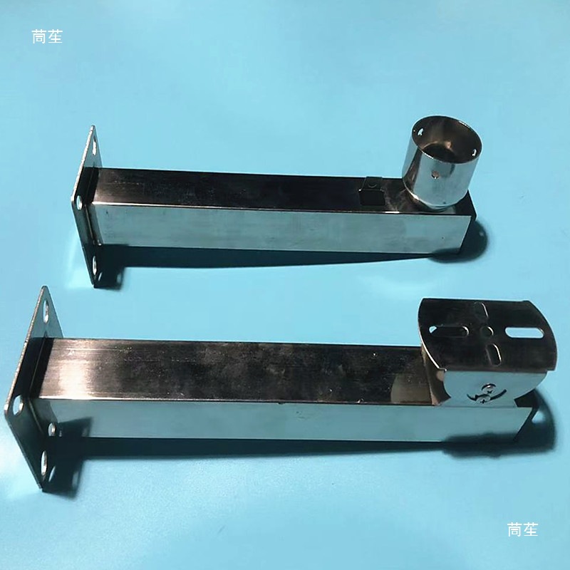 스테인레스 스틸 폴 크로스 암 브래킷 모니터링 카메라 덕빌 브래킷 야외 볼 머신 통합 폴 암 브래킷