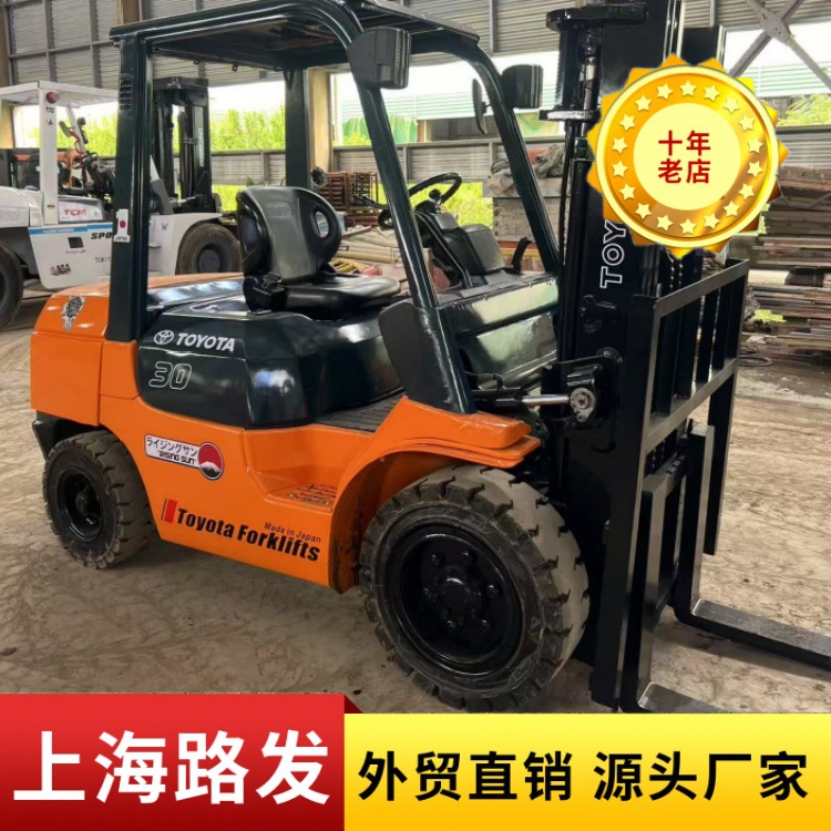 Carrileta elevadora de cuatro ruedas de segunda mano Carrileta elevadora pequeña de 3 toneladas y 5 toneladas