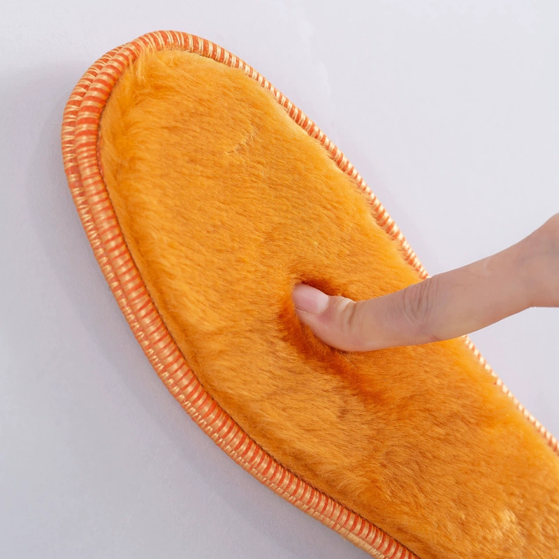 Теплые золотистые комфортные дышащие стельки для мужчин и женщин, впитывают пот и запах