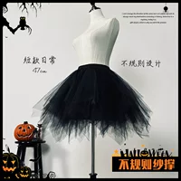 Юбка tutu ромбовидная нерегулярная сетка красная святая святых темных дьявола cos пушистая юбка Лолита юбка универсальный