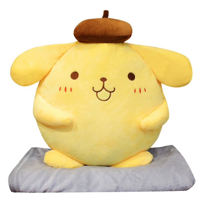 Мультяшный пудинг два в одном плюшевая игрушка прикроватный диван подушка для сна в офисе одеяло для кондиционирования воздуха куклы