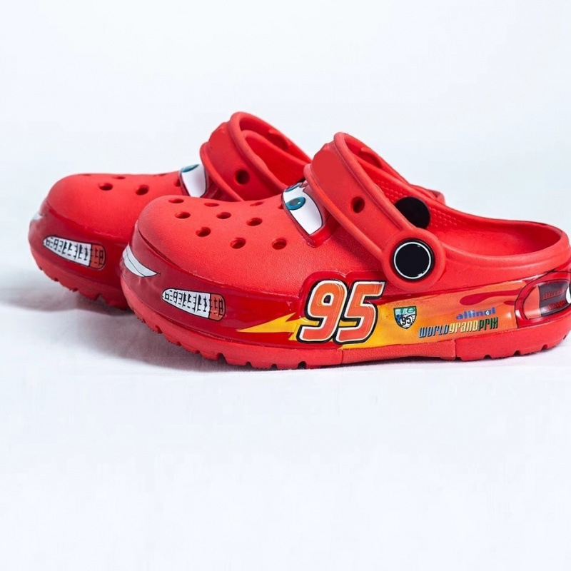 Cross Carrosser 95 Lightning Mcqueen Cars Co-Branded Men's and Women's Outdoor Beach Shoes Free Shipping Breathable Style