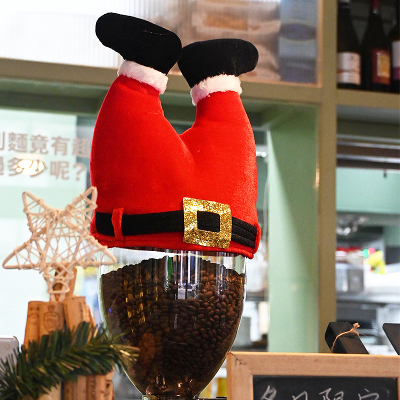 2026 Christmas Decoration Christmas Hat Coffee Machine Decoration Store Shopping Mall Party Atmosphere Scene Layout 2026 Christmas Decoration Christmas Hat Coffee Machine Decoration Store Shopping Mall Party Atmosphere Scene Layout