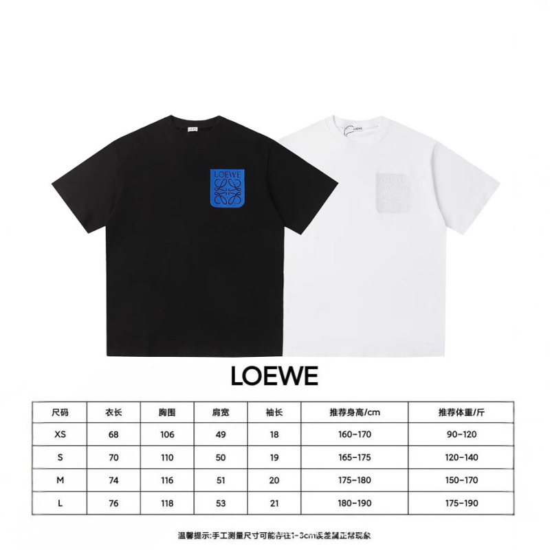 跨境25ss罗家高品质刺绣logo宽松纯棉短袖男女款圆领时尚百搭T恤|undefined
