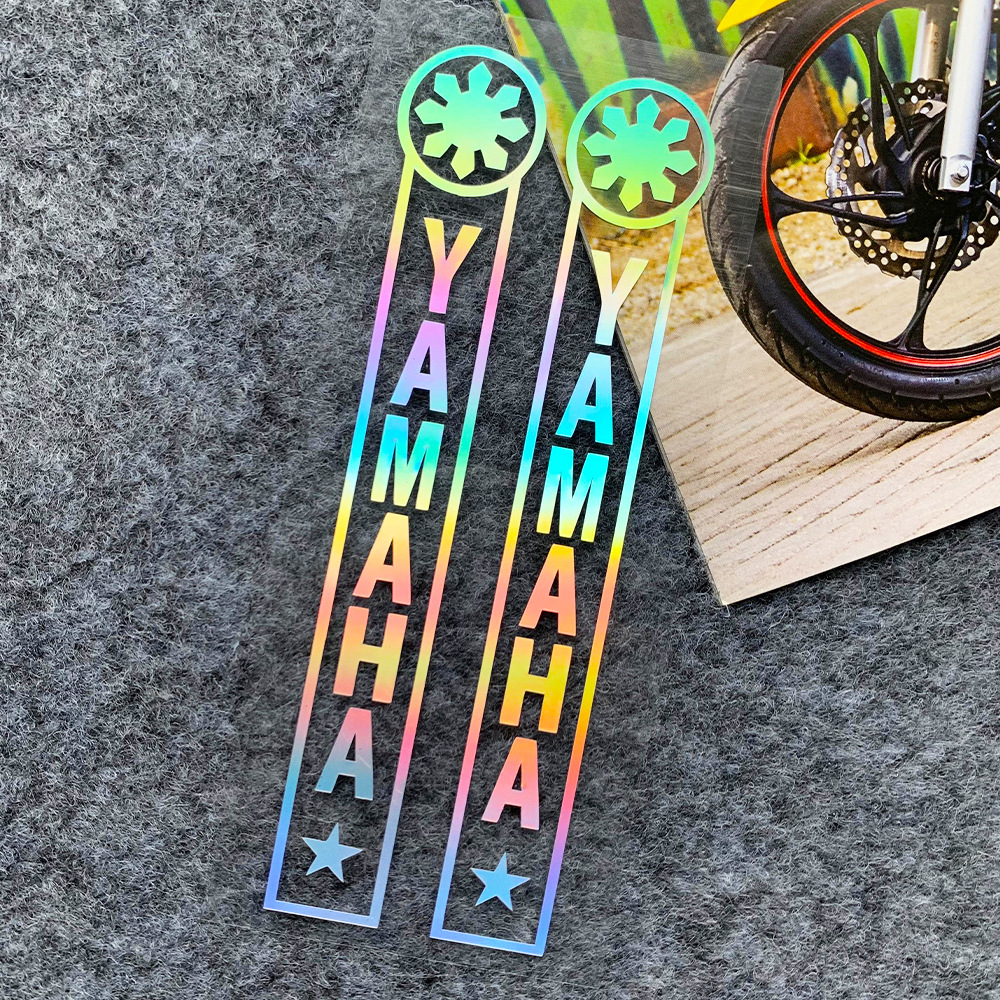 ヤマハのステッカーのオートバイの反射ステッカーのヤマハの車の標識の福穎125はレーザーのまぶしい夜光のステッカーを改造します。