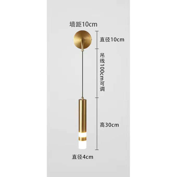 Leer fondo de fondo Hotel fondo lámpara de pared sala de estar pequeña lámpara roja cabeza de cama lujoso simple luz moderna lámpara de cama