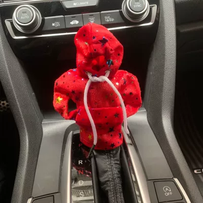 Skull Interior Decoration Accessories Gear | Sürətlər qutusu və əl tormozu başlıqları - star-red