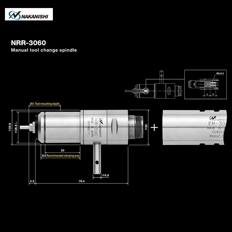 日本NAKANISHI中西气动主轴NR40-5100 ATC NRR-3060-AQC QC