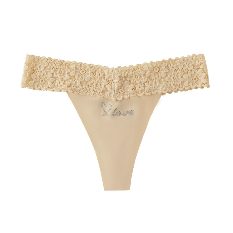 Сексуальные дышащие брюки, underwear, европейский стиль, с вышивкой, плюс размер